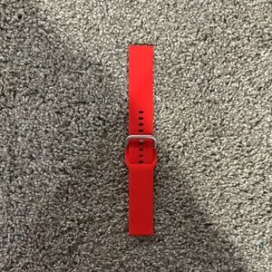 Red Silicone Wristband Replacement Strap - Comfortable Fit